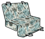 Dragonfly Butterfly Plants Insect Flower Vintage Style Pattern Dog Car Seat Covers