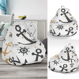 Anchors Rudders Pattern Bean Bag Cover