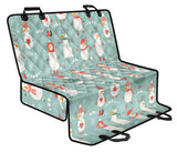 Cute Snowman Pattern Dog Car Seat Covers