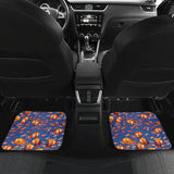 Clown Fish Pattern Print Design 04 Front and Back Car Mats