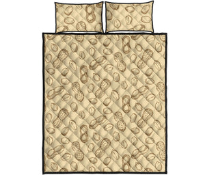 hand drawn peanuts pattern Quilt Bed Set