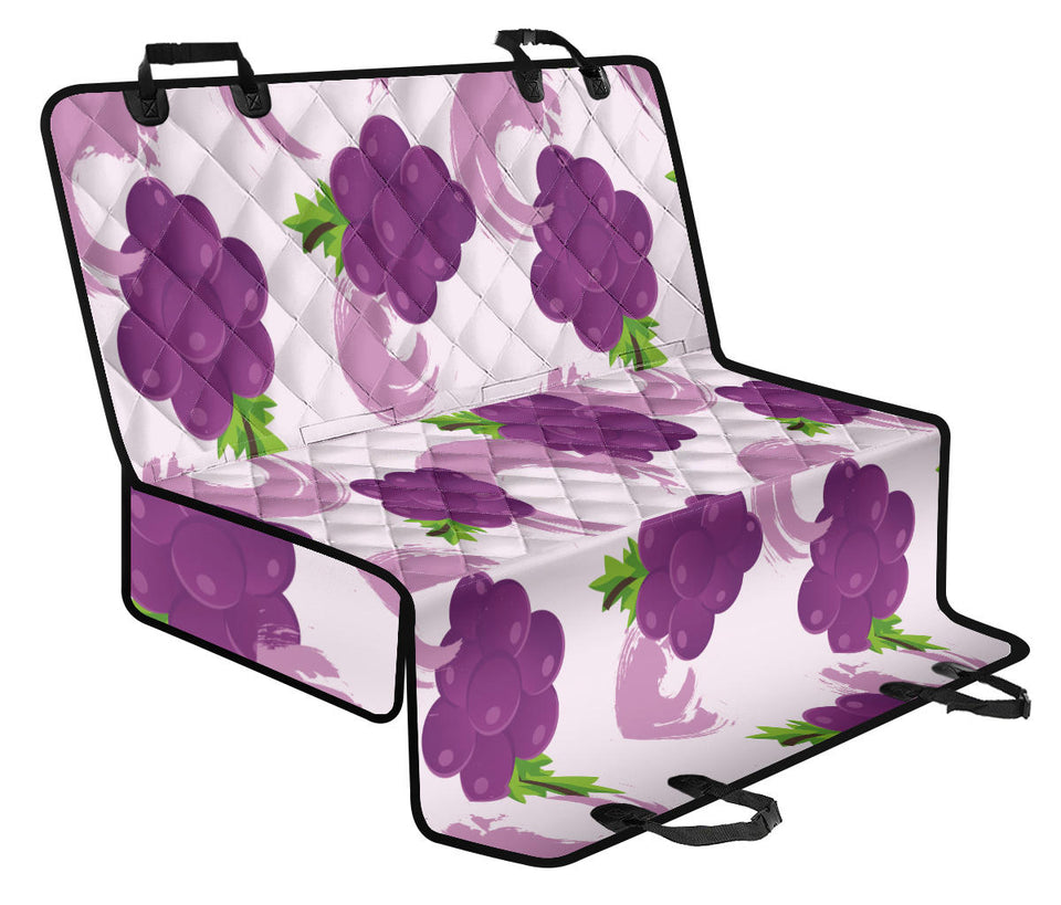 Cute Grape Pattern Dog Car Seat Covers
