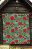 Tomato Design Pattern Premium Quilt