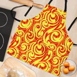 Fire Flame Design Pattern Adjustable Apron