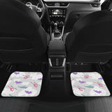 Helicopter Plane Pattern Front And Back Car Mats
