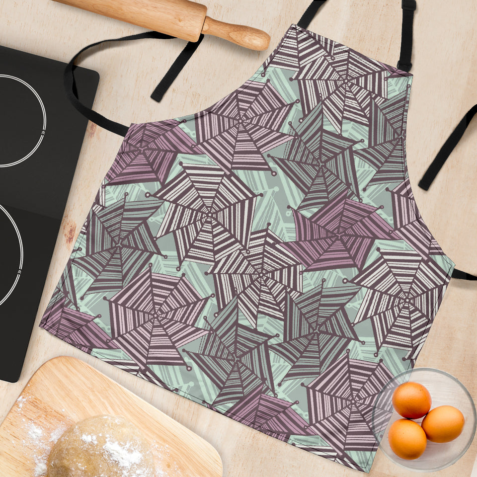 Spider Web Cobweb Design Color Pattern Adjustable Apron