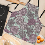 Spider Web Cobweb Design Color Pattern Adjustable Apron