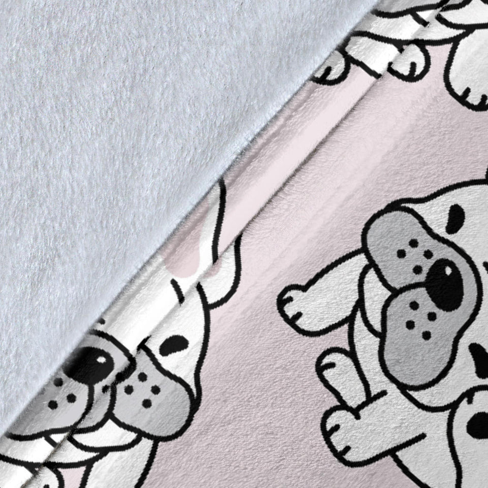 Cute French Bulldog Pattern Premium Blanket