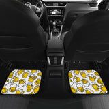 Beer Design Pattern Front And Back Car Mats