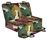 Japanese Cranes Flying Forest Dot Pattern Dog Car Seat Covers