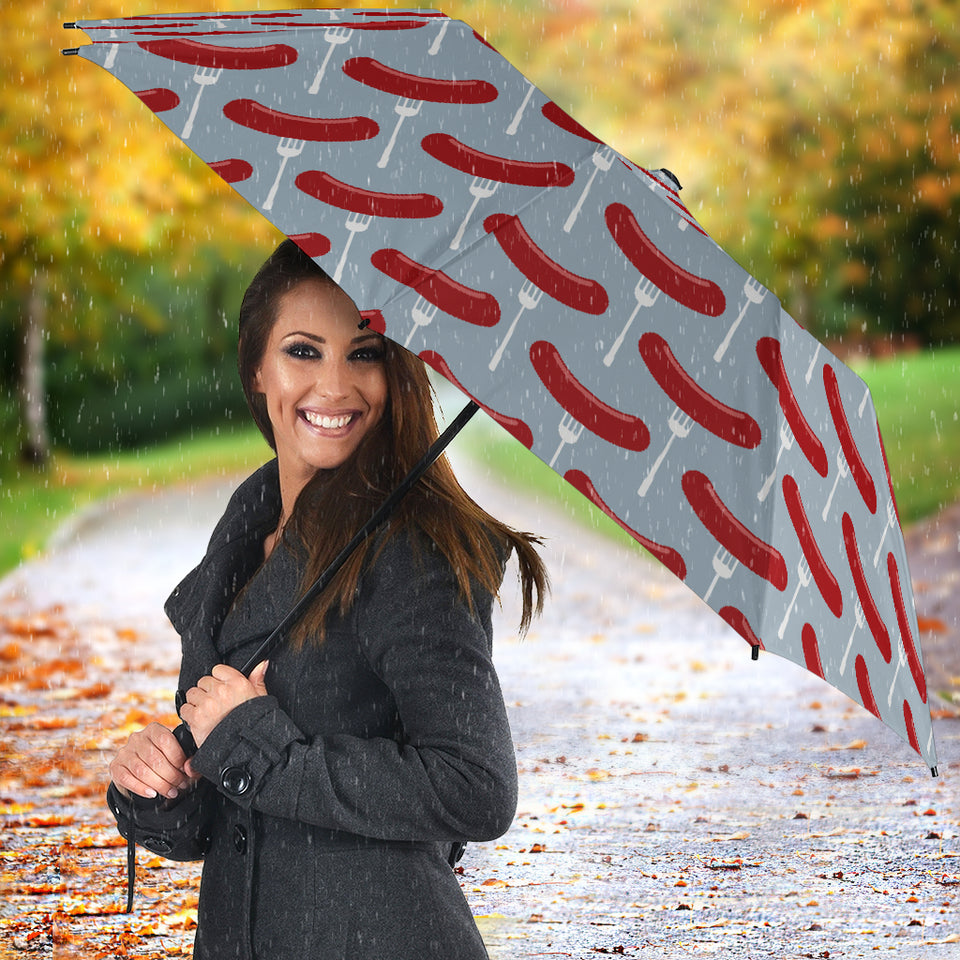 Sausage Pattern Print Design 02 Umbrella