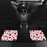 Ladybug Pattern Print Design 04 Front and Back Car Mats