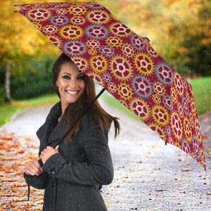 Gear Pattern Print Design 04 Umbrella