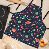 Colorful Space Pattern Planet Star Adjustable Apron
