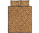 Bengal tigers pattern Quilt Bed Set