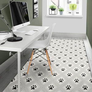 Dog Paws Pattern Print Design 03 Area Rug