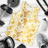 Gold grape pattern Men Tank Top