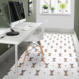 Greyhound Pattern Print Design 05 Area Rug