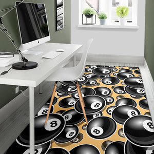 Billiard Ball Pattern Print Design 04 Area Rug
