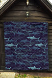 Shark Pattern Premium Quilt
