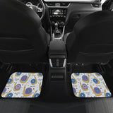 Snail Pattern Print Design 05 Front and Back Car Mats