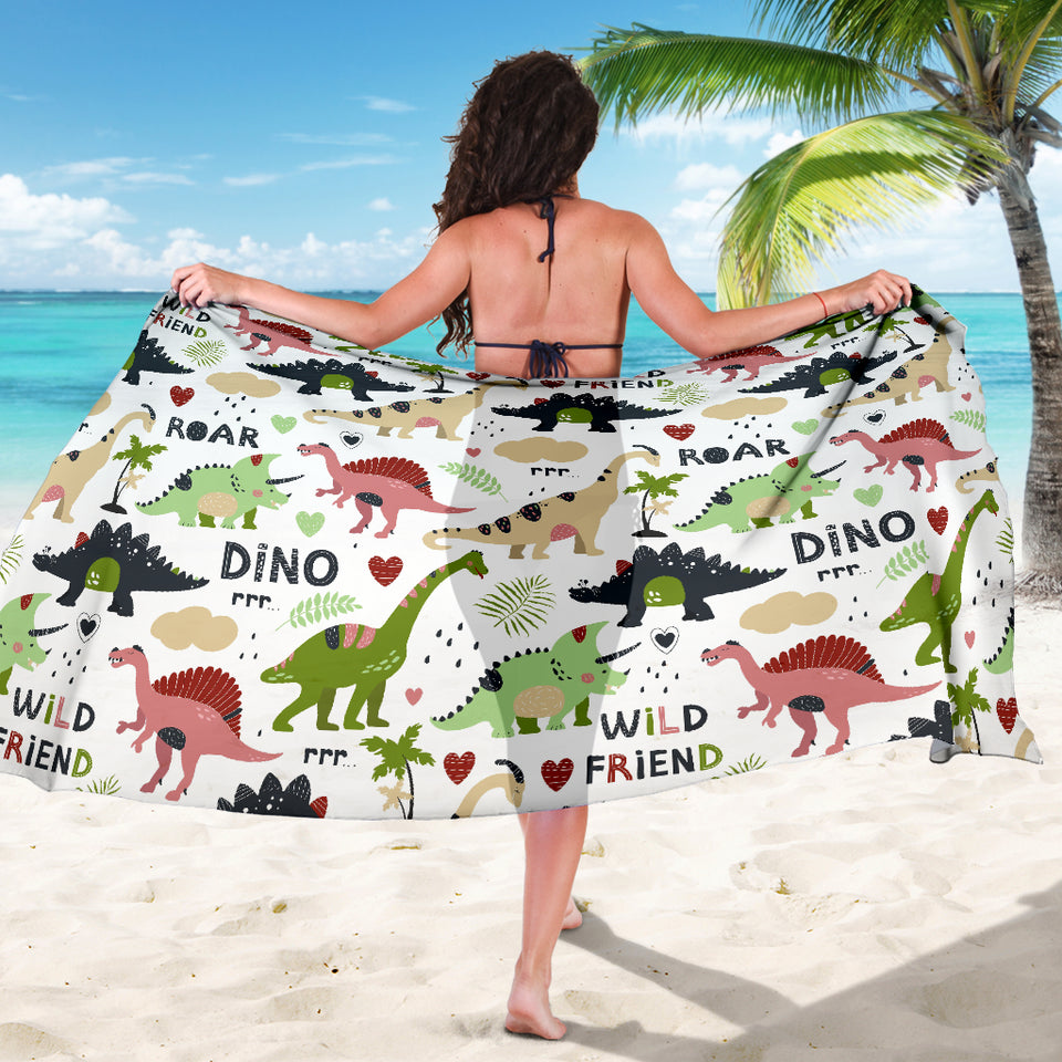 Cute Dinosaurs Pattern Sarong