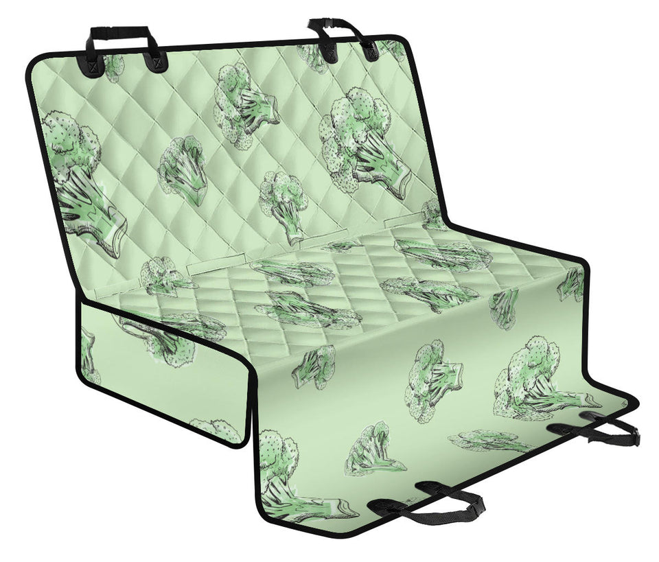 Broccoli Sketch Pattern Dog Car Seat Covers