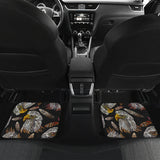 Eagle Pattern Print Design 05 Front and Back Car Mats