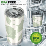 Ginkgo Leaves Pattern Tumbler