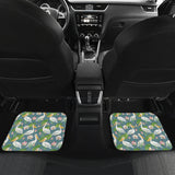 Pelican Pattern Print Design 04 Front and Back Car Mats
