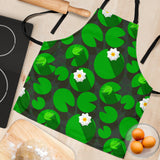 Frog Waterlily Pattern Adjustable Apron