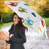 Colorful Helicopter Pattern Umbrella