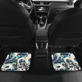 Japanese Wave Pattern Front And Back Car Mats