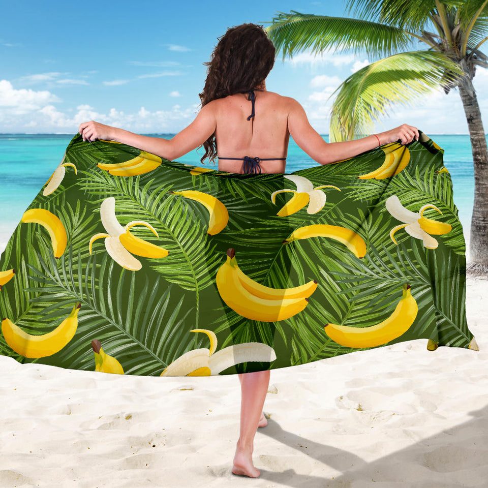 Banana Palm Leaves Pattern Sarong