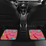 Colorful Wrapped Candy Pattern Front And Back Car Mats
