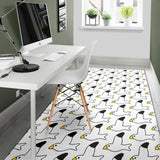 Seagull Pattern Print Design 05 Area Rug