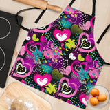 Heart Dot Wave Star Creative Design Pattern Adjustable Apron