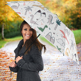 Cute Cartoon Dinosaurs Tree Pattern Umbrella