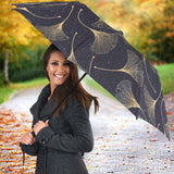 Gold Ginkgo Leaves Umbrella
