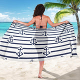 Anchor Rope Nautical  Pattern Sarong