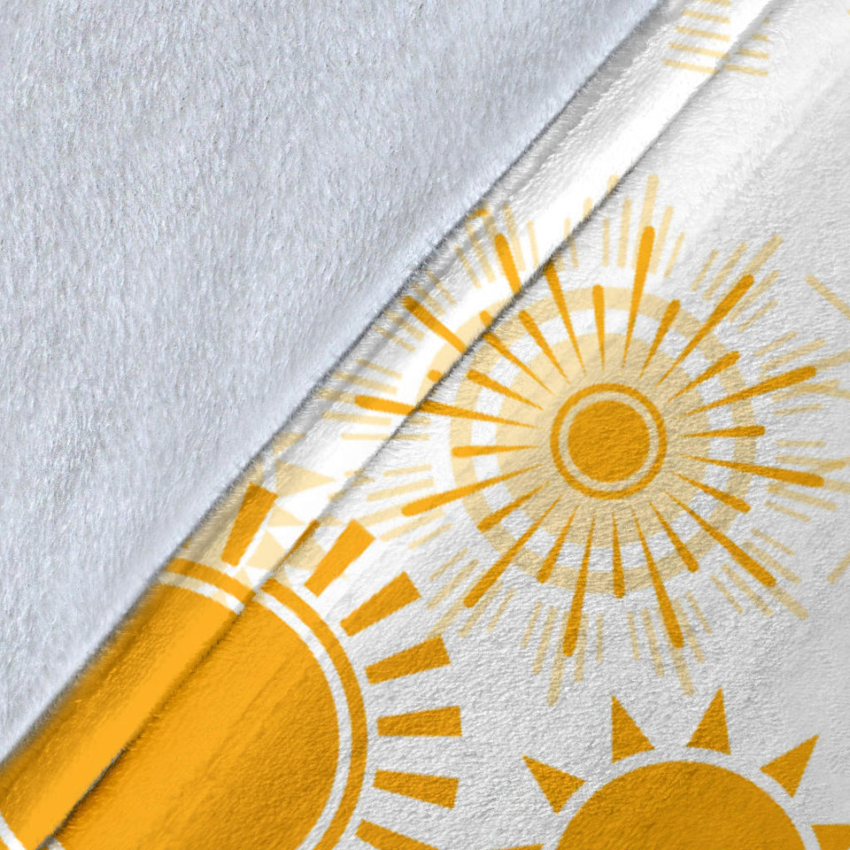 Sun Design Pattern Premium Blanket