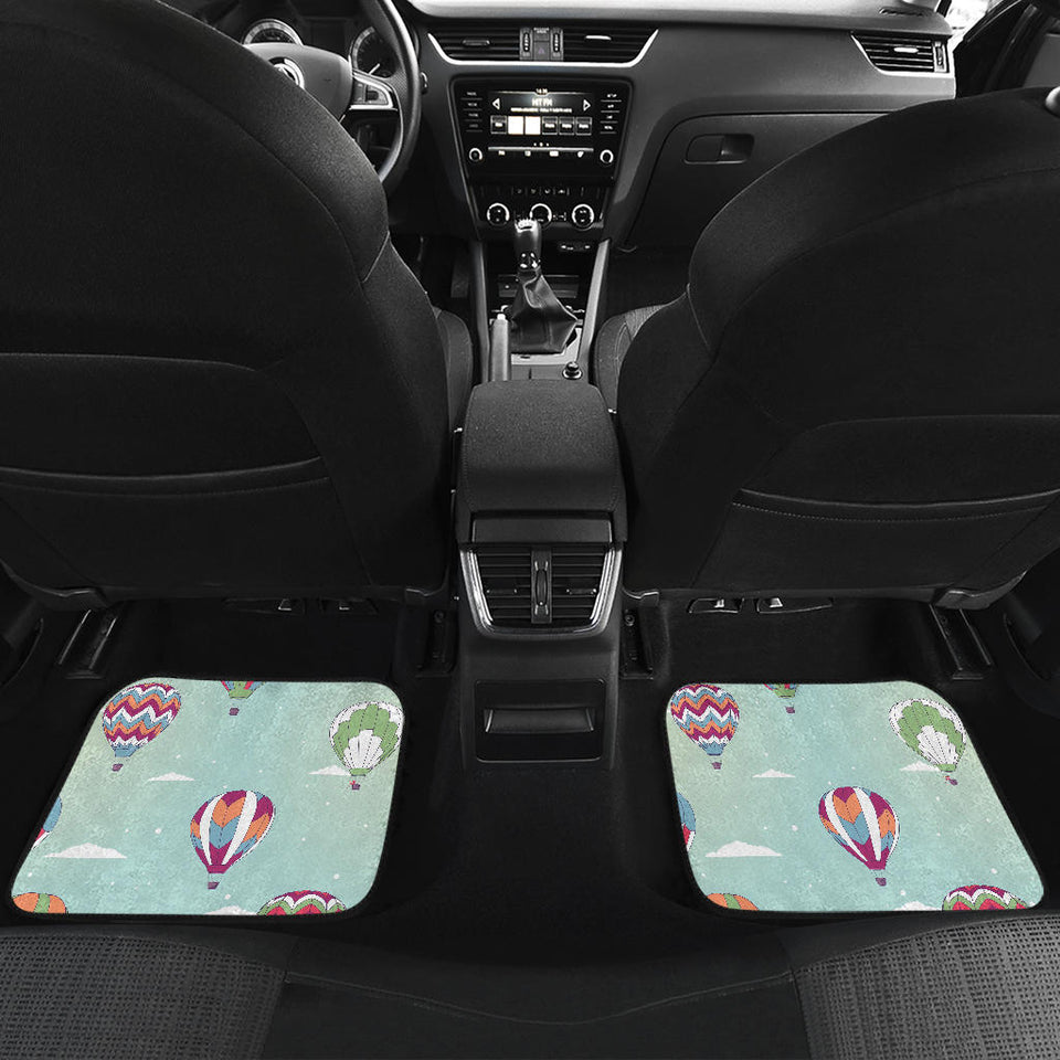 Hot Air Balloon Design Pattern Front And Back Car Mats