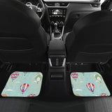 Hot Air Balloon Design Pattern Front And Back Car Mats