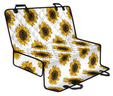 Sunflowers Design Pattern Dog Car Seat Covers
