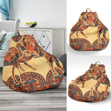 Camel Polynesian Tribal Design Pattern Bean Bag Cover