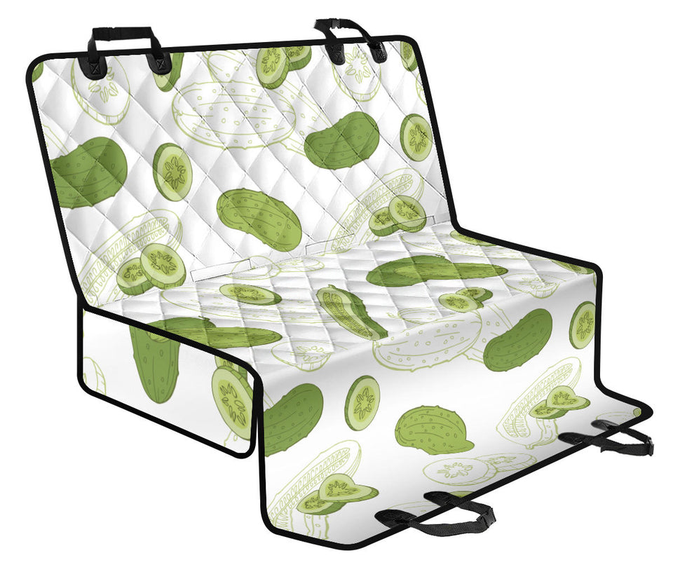 Cucumber Sketch Pattern Dog Car Seat Covers