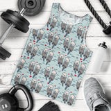 Lovely Sea Otter Pattern Men Tank Top