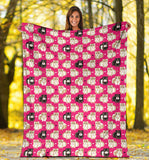 Guinea Pig Pattern Print Design 01 Premium Blanket