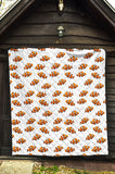 Clown Fish Pattern Print Design 03 Premium Quilt