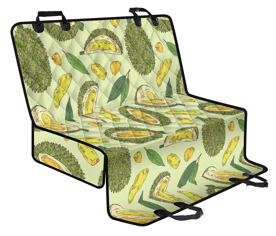 Durian Leaves Pattern Background Dog Car Seat Covers